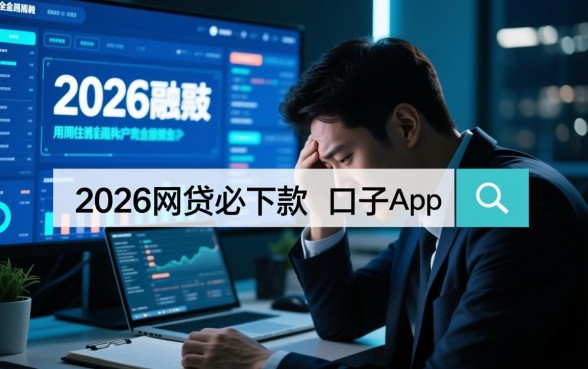 2026网贷必下款的口子app有哪些？哪个容易过？