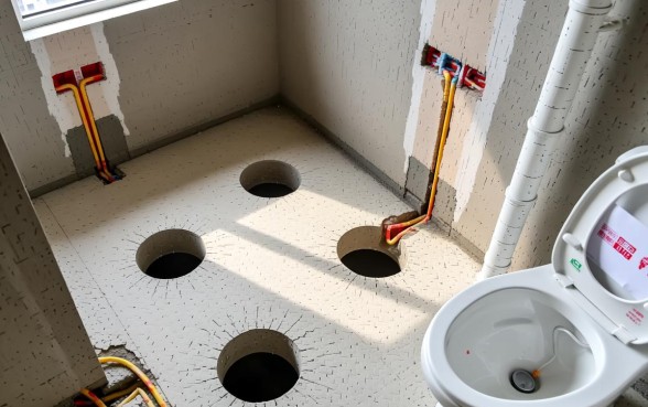 毛坯房卫生间底下有口子是干嘛的，预留洞是做什么的