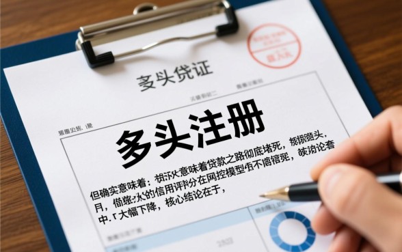 征信多头注册可以下款吗？2026不看征信的口子有哪些