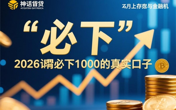 2026必下1000的真实口子有哪些，2026必下1000口子真的能下款吗