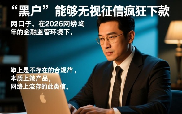 2026黑户网贷口子真的能下款吗？黑户哪里有秒下款的口子？