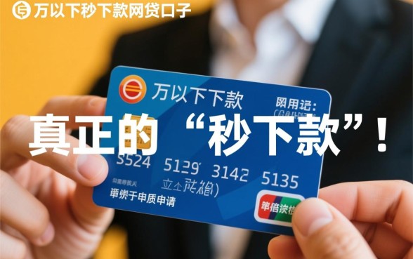 一万以下秒下款的网贷口子有哪些，2026正规平台有哪些