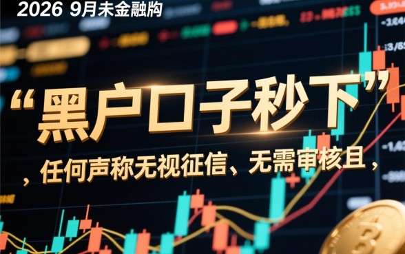 黑户口子秒下的有吗20269月，黑户能下款的口子有哪些