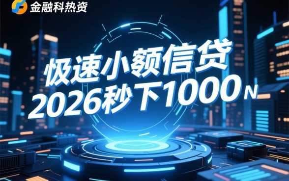 2026秒下1000的口子有哪些？哪个容易通过？