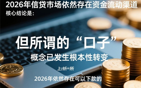 2026年还有可以下款的口子吗，2026最新放水口子有哪些