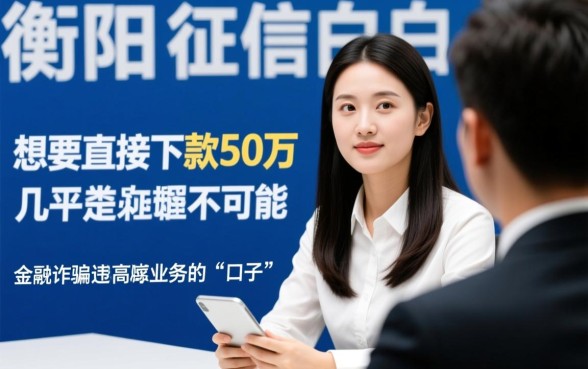 衡阳有没有白户下款五十万的口子，白户怎么贷50万？