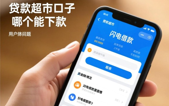 闪电借款里面推的口子哪个能下款，闪电借款口子容易过吗