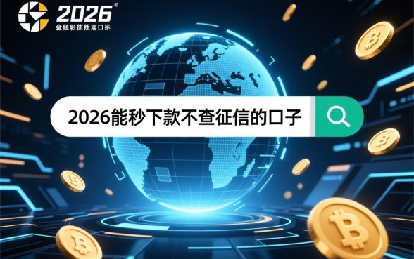 2026能秒下款不查征信的口子有哪些，真的靠谱吗