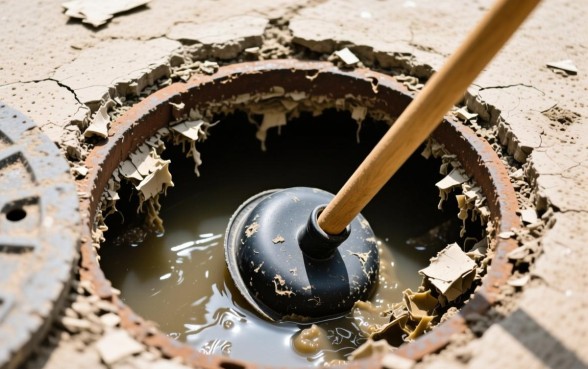 下水道封死的口子堵塞怎么疏通，下水道堵死怎么弄开