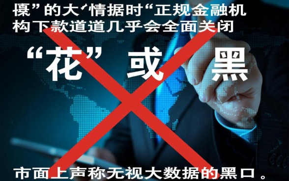 大数据黑了怎么下款，有没有不查大数据的口子