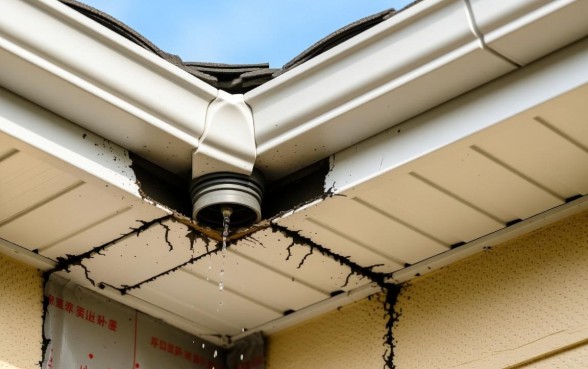 屋顶下水口渗水怎么处理，用什么材料好？