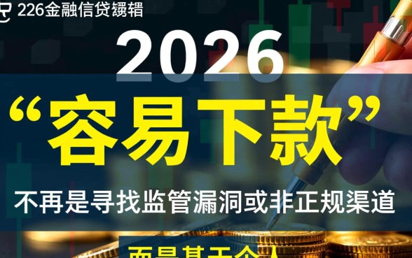 2026容易下款的大额网贷口子，2026大额网贷哪里容易借？