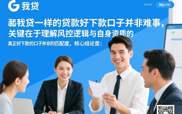 跟你我贷一样的贷款好下款的口子有哪些？哪个平台容易下款？