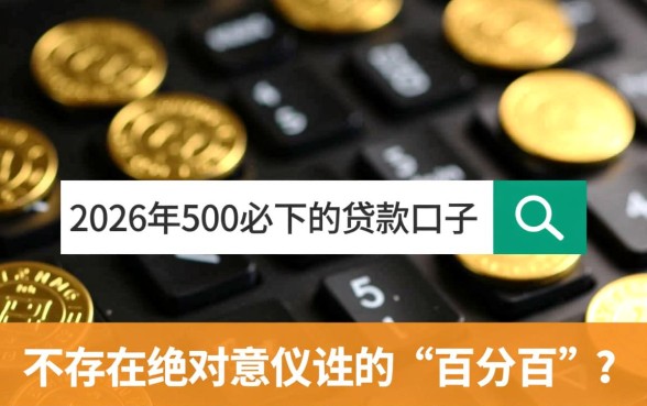 2026年500必下的贷款口子有哪些，真的能下款吗？