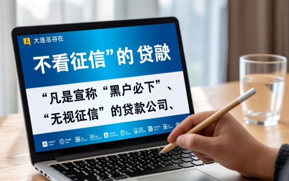 大连有那种不看征信的贷款公司吗，不看征信怎么下款快