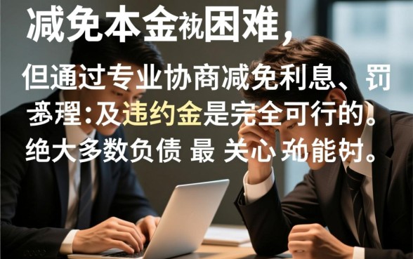 和银行协商还款可以减免本金吗，怎么跟银行协商只还本金