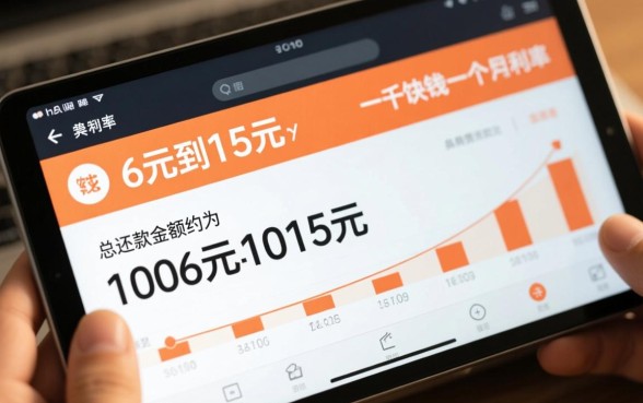 微粒贷借一千块钱一个月还多少，借一千利息怎么算