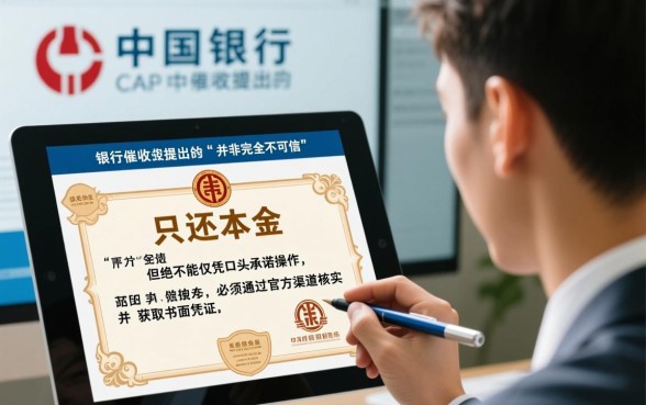 中原银行催收协商还本金靠谱吗，只还本金能成功吗