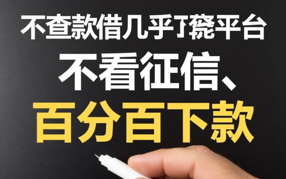 能否找到不查看征信的借款平台，2026最新不查征信贷款有哪些