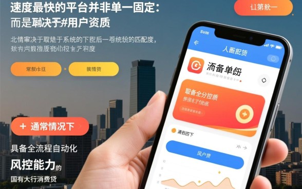 哪个分期网贷平台审批速度最快，哪个平台秒下款