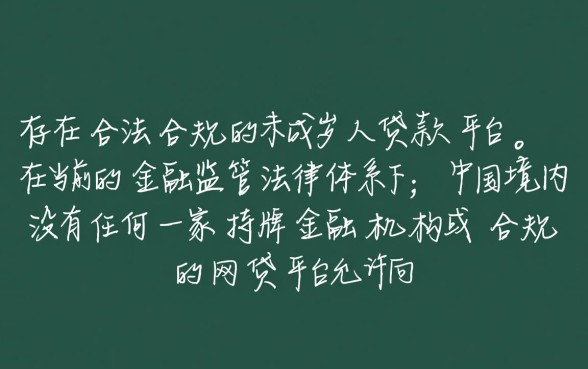 未成年贷款平台有哪些可以借款，未成年贷款真的能下款吗