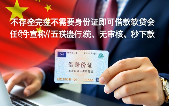 不用身份证借款软件有哪些平台，不看征信秒下款的口子有哪些