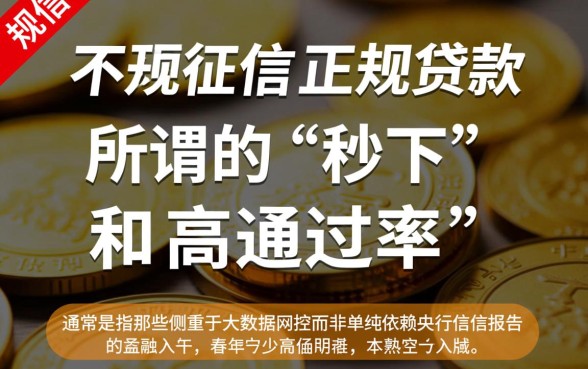 什么网贷不看征信秒下通过率高，2026不看征信的网贷平台有哪些