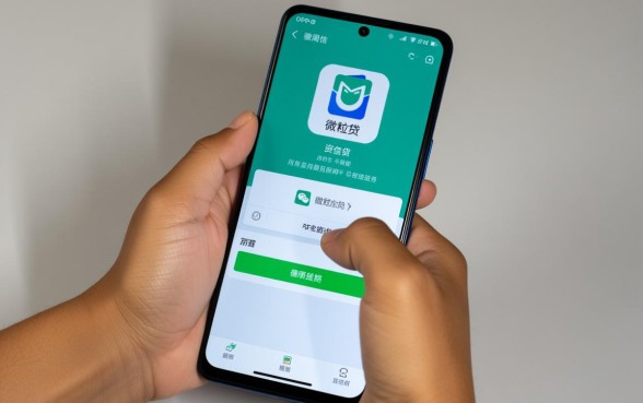 OPPO手机怎样在微信上借钱，微信微粒贷借钱入口在哪里？