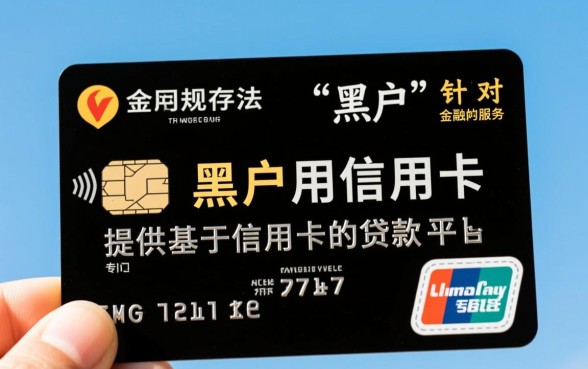 黑户用信用卡贷款的网贷有哪些，黑户哪里能借到钱