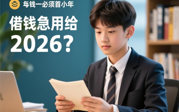 17岁借钱急用小额2026年怎么办，未成年哪里能借到钱