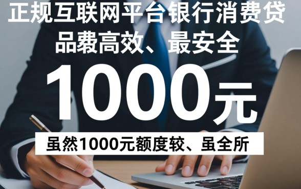 小额1000元个人贷款怎么贷，哪里可以借到？