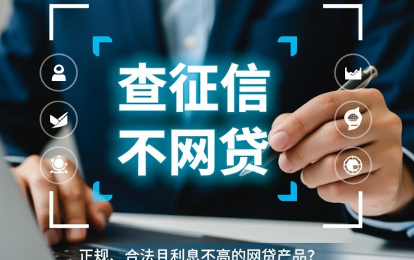 不查征信利息不高的网贷有哪些，2026正规平台怎么申请