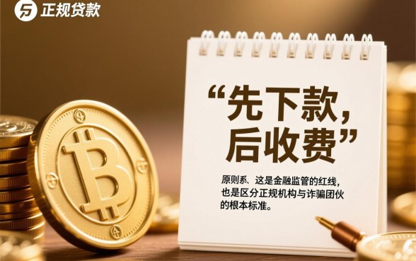 贷款流程大揭秘为什么有的贷款可以先下款后收费，是真的吗