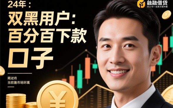 双黑用户百分百下款口子，24年那款声称的可信吗？