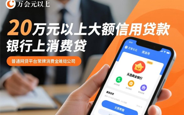 哪个平台可以借款20万元以上，正规大额贷款平台怎么申请？