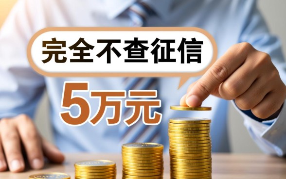 如何快速借到5万不看征信，哪里有不查征信的贷款口子