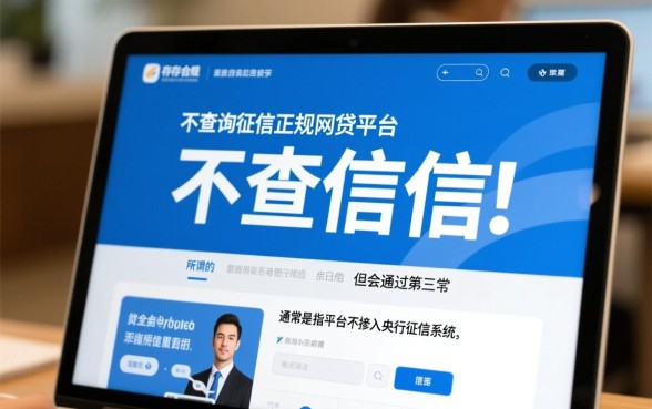 不查征信网贷有哪些，2026最新不看征信借款平台有哪些