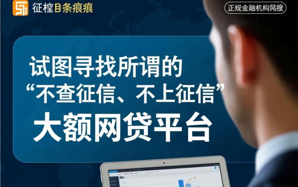 征信黑能借大额吗？不查征信的网贷平台有哪些