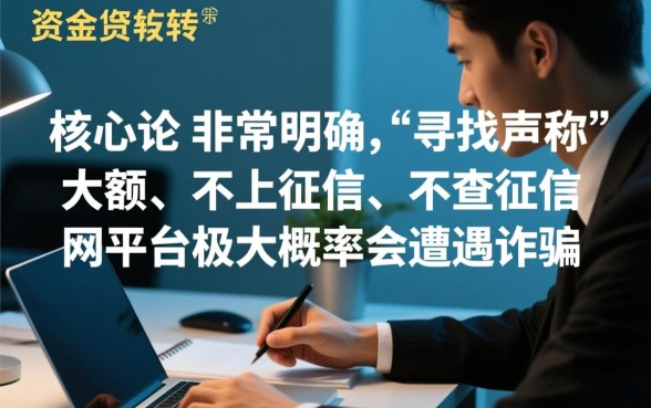 征信不好大额网贷怎么贷，不查征信的平台有哪些？