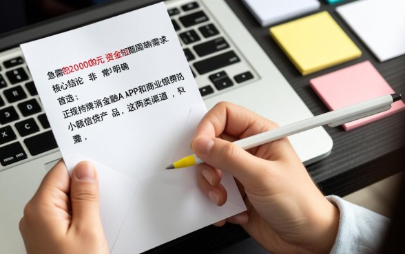 哪里借钱2000最快最好通过，急需2000块哪里借容易过？