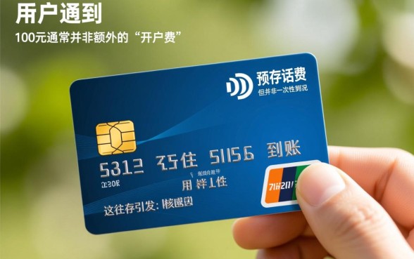 新办手机卡都要交100吗，为什么不是一次性到账