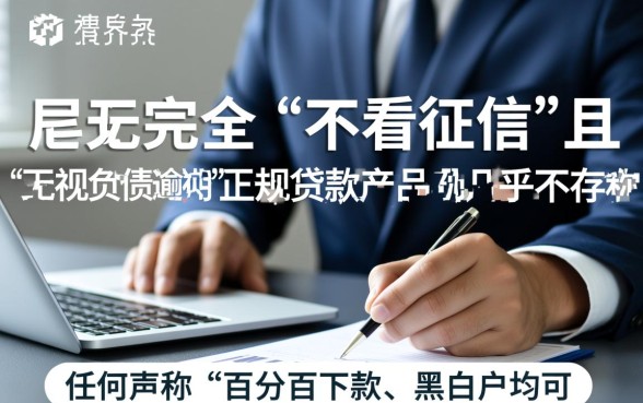 不看征信负债逾期的贷款有哪些，黑户哪里能借钱？