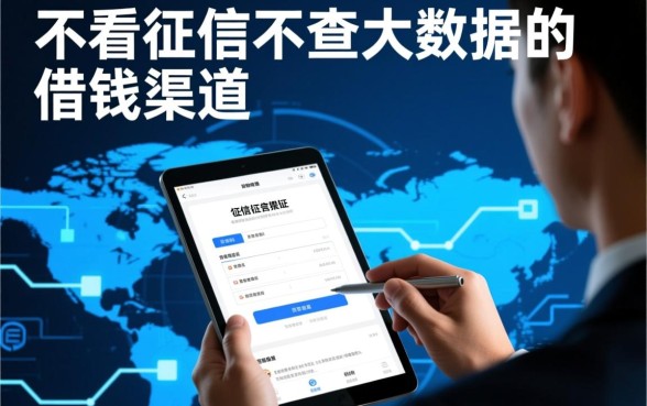不看征信不查大数据的借钱渠道是真的吗，哪里能借到钱？