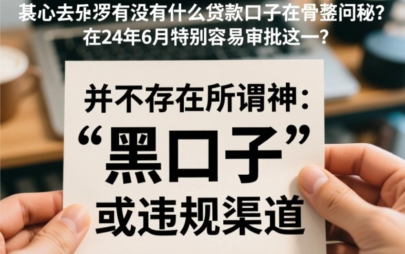 24年6月贷款口子哪个容易审批，2026最新必下款口子有哪些