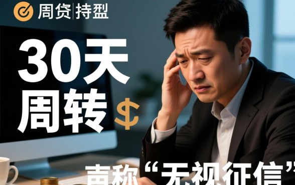 征信不好能贷款吗，征信黑有哪些30天的小额贷款