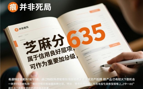 征信黑了能贷款吗，芝麻分635能办的贷款有哪些