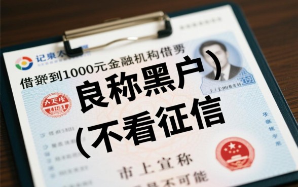 黑户借款一千什么平台可以借到，哪里有必下款口子