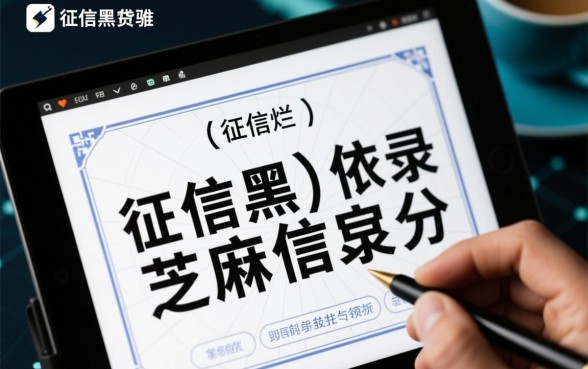 征信黑了能用芝麻信用贷款吗，芝麻分多少能下款？