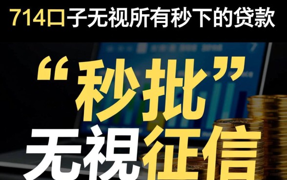 714口子无视所有秒下的贷款是真的吗，2026哪里可以申请？