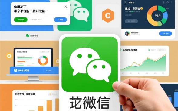 信用花了哪个平台能下款到微信，征信花了怎么借微信